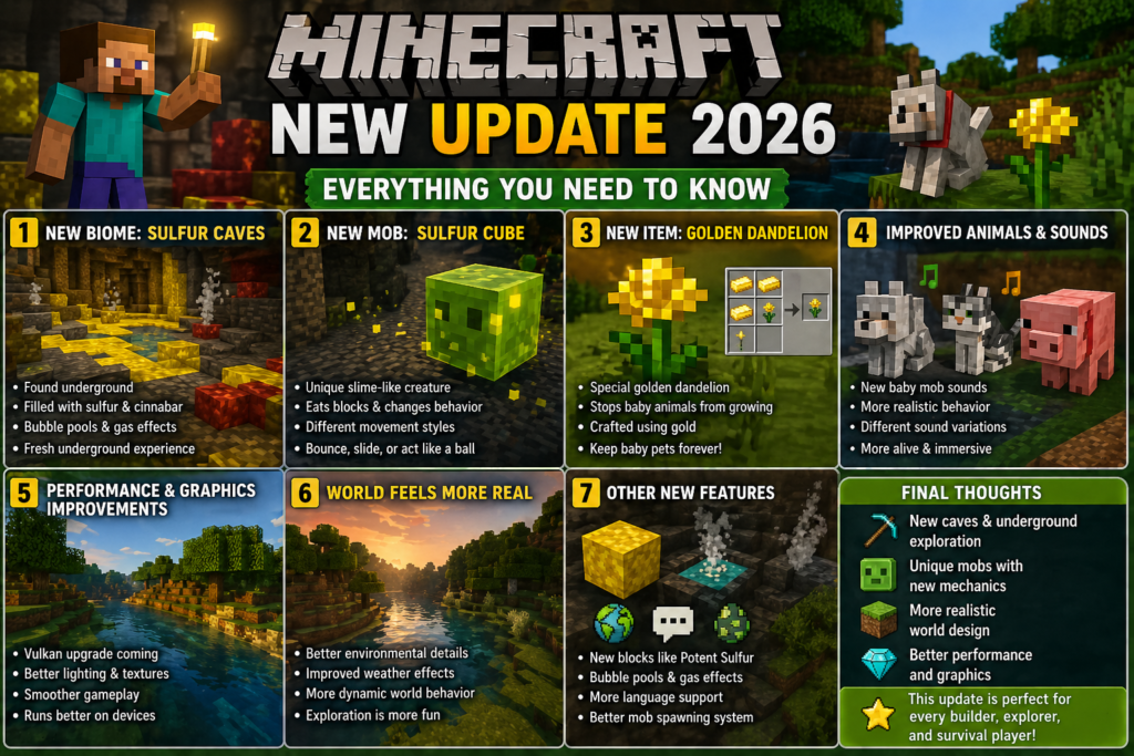 Minecraft New Update Everything You Need to Know